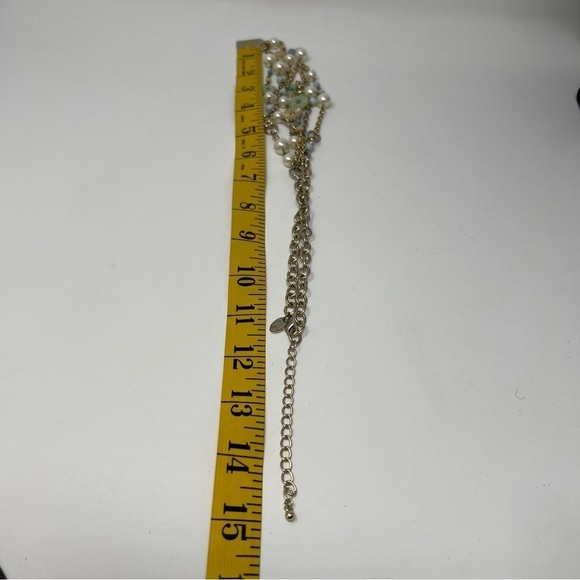 Charming Charlie Multilayer Faux Pearl Beaded Necklace - Picture 9 of 9